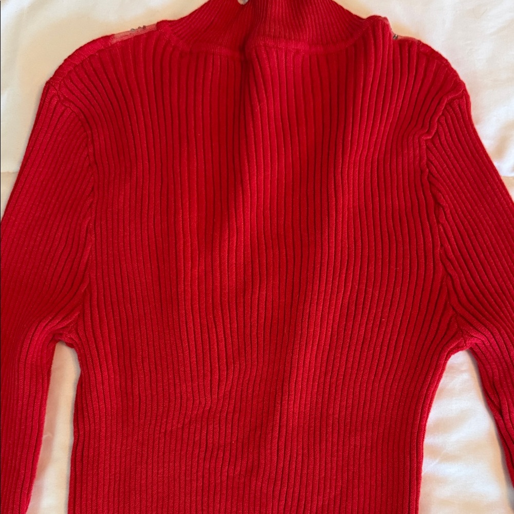 Belldini Vibrant Red Knit Top - Picture 6 of 6